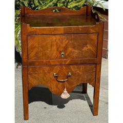 Antique Georgian English Bedside Table or Nightstand - 3523242