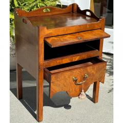 Antique Georgian English Bedside Table or Nightstand - 3523248