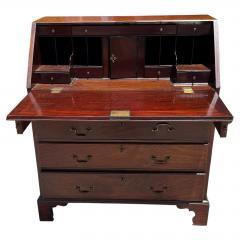 Antique Georgian Mahogany Slant Front Secretary Desk - 4648838