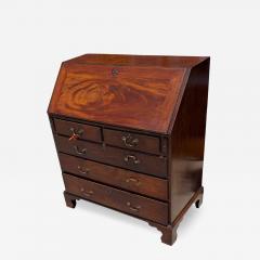 Antique Georgian Mahogany Slant Front Secretary Desk - 4649466