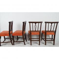 Antique Georgian Style Mahogany Dining Chairs Set of 4 - 1767860