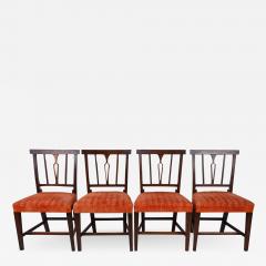 Antique Georgian Style Mahogany Dining Chairs Set of 4 - 1768695