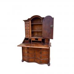 Antique German Baroque Tabernacle Secretary Desk Cabinet - 4612557