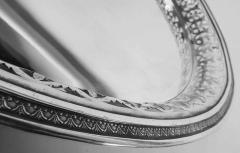 Antique German Biedermeier Classical Silver Tray C 1860 - 3770202