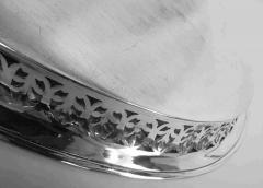 Antique German Biedermeier Classical Silver Tray C 1860 - 3770207