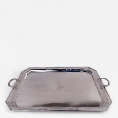 Antique German Classical Silver Tea Tray - 4372345