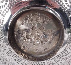 Antique German Hanau Rococo Revival Silver Bowl - 3772180