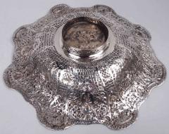 Antique German Hanau Rococo Revival Silver Bowl - 3772184