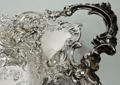 Antique German Hanau Rococo Silver Bowl with Cherub Frolics - 3984078
