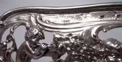 Antique German Hanau Rococo Silver Bowl with Cherub Frolics - 3984081