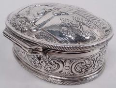 Antique German Neoclassical Silver Trinket Box - 4337601
