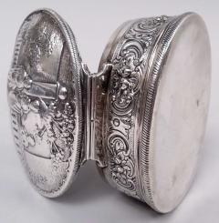Antique German Neoclassical Silver Trinket Box - 4337602