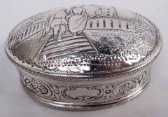 Antique German Neoclassical Silver Trinket Box - 4337606