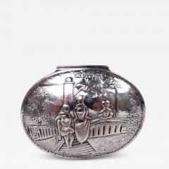 Antique German Neoclassical Silver Trinket Box - 4337866