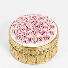 Antique German Porcelain Covered Box - 154794