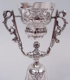 Antique German Renaissance Silver Jungfrau Wedding Cup - 4342524