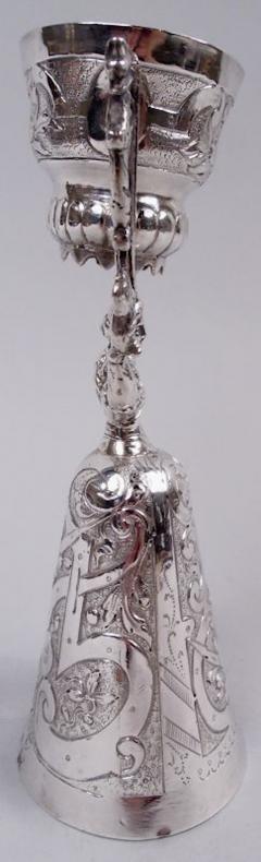 Antique German Renaissance Silver Jungfrau Wedding Cup - 4342530