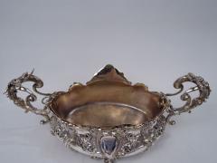 Antique German Rococo Silver Centerpiece Bowl C 1900 - 3765017