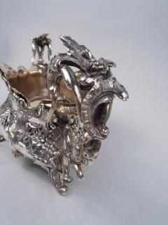 Antique German Rococo Silver Centerpiece Bowl C 1900 - 3765020