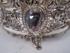 Antique German Rococo Silver Centerpiece Bowl C 1900 - 3765022