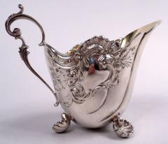 Antique German Rococo Silver Creamer - 4190321