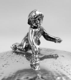 Antique German Rococo Silver Keepsake Casket - 4126049