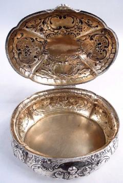 Antique German Rococo Silver Keepsake Casket - 4126054
