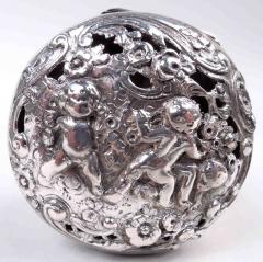 Antique German Rococo Small Silver Box - 4231939