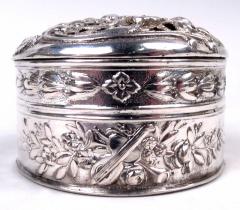 Antique German Rococo Small Silver Box - 4231973