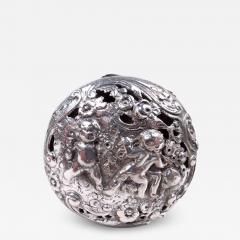 Antique German Rococo Small Silver Box - 4237369