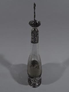 Antique German Silver Glass Windmill Decanter - 3750203