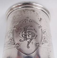 Antique German Silver Hound Dog Stirrup Cup - 3986201