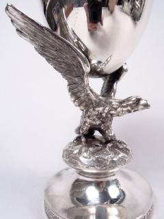 Antique German Sterling Silver Goblet with Imperial Eagle - 3986510