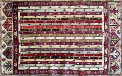 Antique Ghiordes Yastik Anatolian Rug - 3973942