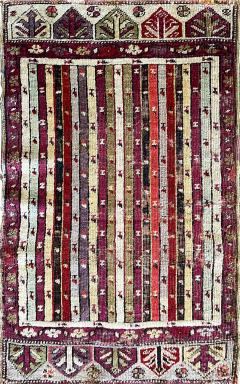 Antique Ghiordes Yastik Anatolian Rug - 4159592