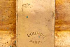Antique Gilt Bronze Fireplace Fender with Chenets by Bouhon Paris - 4623292