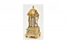 Antique Gilt Bronze S vres Porcelain Mantel Clock Raingo Fr res S vres Paris - 4315743