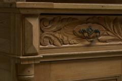 Antique Glazed Dresser in Solid Pine 19th Century - 4467897