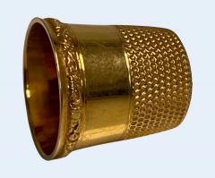 Antique Gold Thimble C 1900  - 3384846