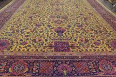 Antique Golden Manchester Kashan Carpet The Finest 10 x 14 - 3969075