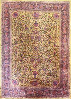 Antique Golden Manchester Kashan Carpet The Finest 10 x 14 - 4099371