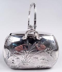 Antique Gorham Japonesque Sterling Silver Teapot 1881 - 3986597