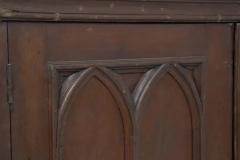 Antique Gothic High Cupboard of the Galloping Queen Holland - 3657738