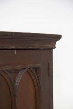 Antique Gothic High Cupboard of the Galloping Queen Holland - 3657879