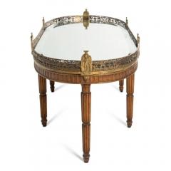 Antique Gothic Revival Cocktail Table W Winged Griffins Angels - 3820630