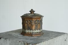 Antique Gothic Revival Style Lidded Tobacco Pot 19th Century - 4582611
