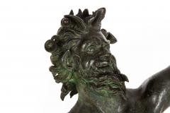 Antique Grand Tour Italian Bronze Sculpture of Dancing Faun of Pompeii - 4462472