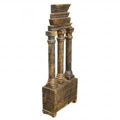 Antique Grand Tour Marble Model of Architectural Ruins - 4707503