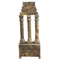 Antique Grand Tour Marble Model of Architectural Ruins - 4707506