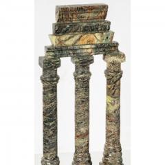 Antique Grand Tour Marble Model of a Classical Ruins - 4089340